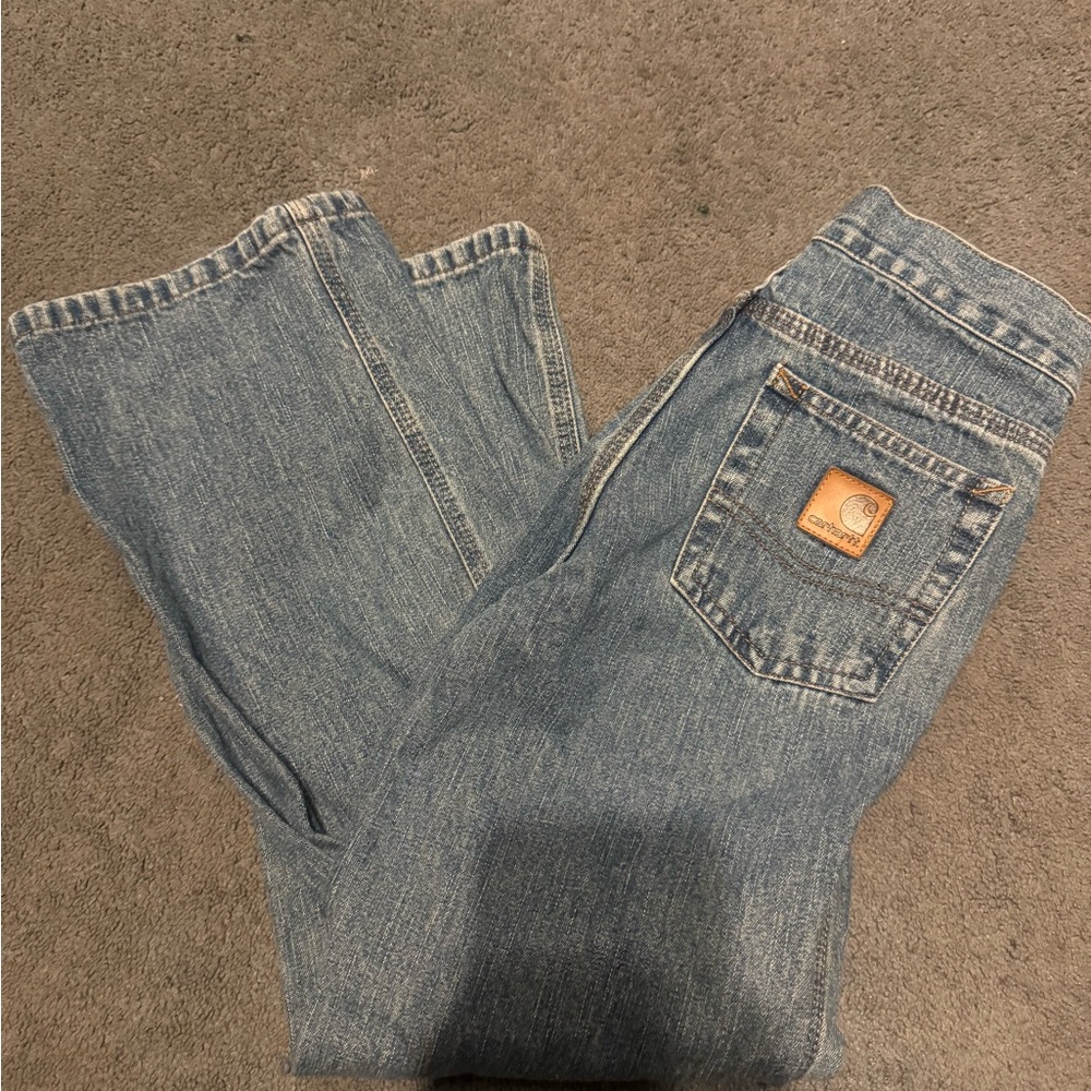 Kids Carhartt Light Blue Denim Pants